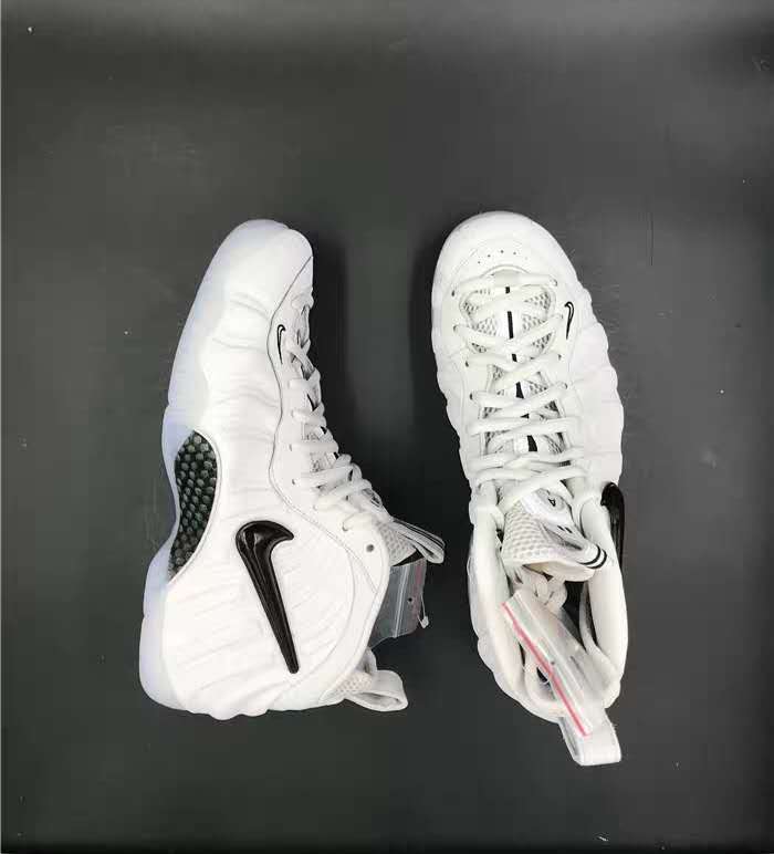 New Nike Air Foamposite Penny White Silver Black Shoes